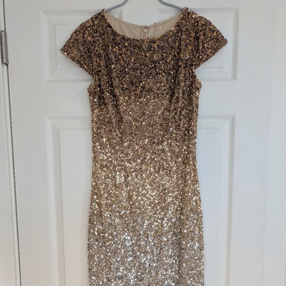 Theia 'Irma' ombre sequin dress - Picture 3 of 7
